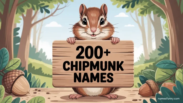 Chipmunk Names