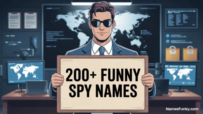 Funny Spy Names