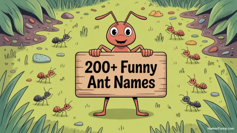 Funny Ant Names