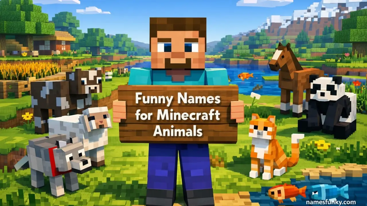 Funny Names for Minecraft Animals