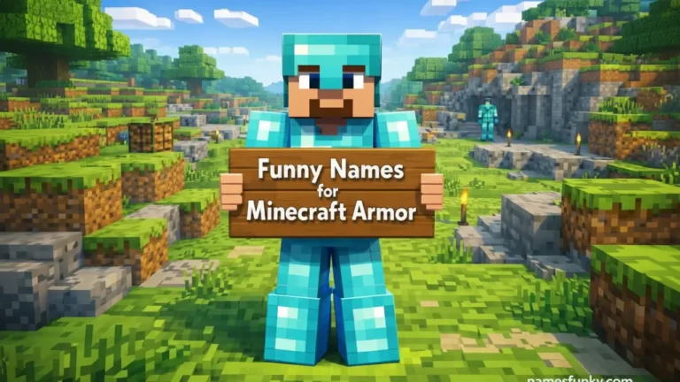 Funny Names for Minecraft Armor