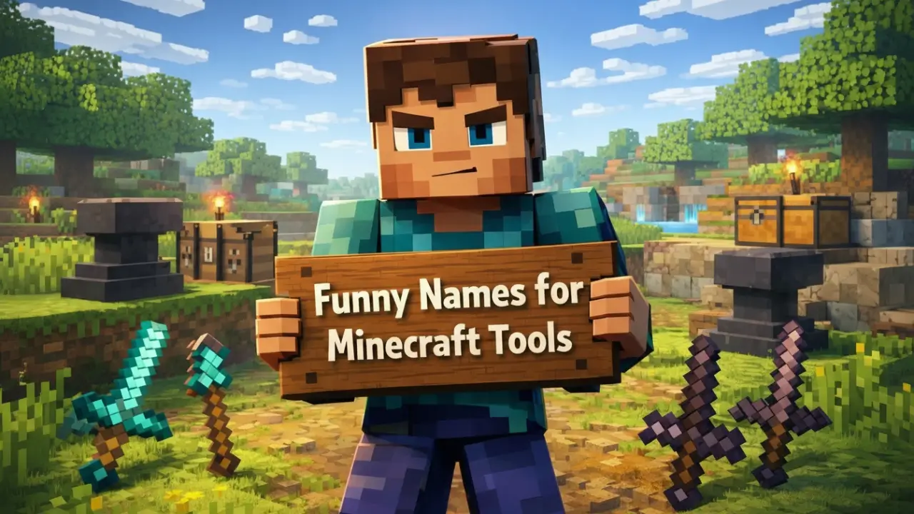 Funny Names for Minecraft Tools